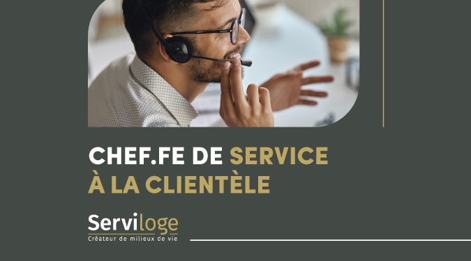 Chef.fe Service clientèle Serviloge